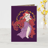 Carte Le stylo est plus puissant (Fleur jaune)