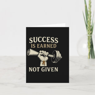 Carte Le Succès De La Construction De Bodybuilding De Ba