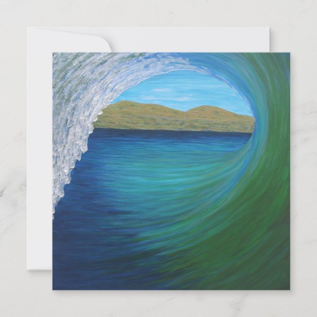 Carte Le surf à la boucle (Devant)