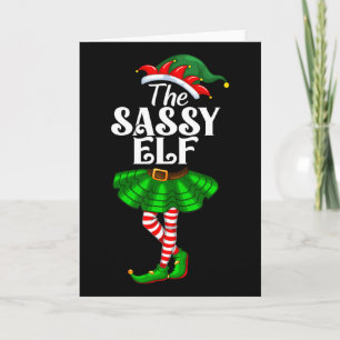 Carte Le Sy Elf Xmas Drôle de Noël Correspondant à la Fa