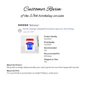 Carte le T-shirt bleu rouge du 8ème anniversaire