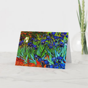 Carte Le tableau de Van Gogh, Irises