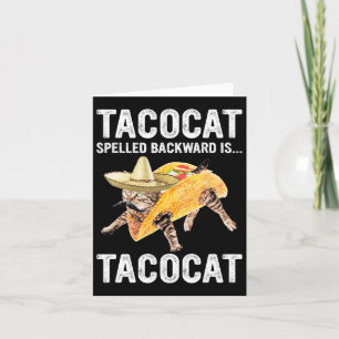 Carte Le Tacocat Écrit À L'Arrière Est... Tacocat Pour T