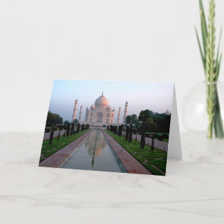 Carte Le Taj Mahal à l'aube