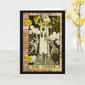 Carte Le Tarot Tour (Fleur jaune)