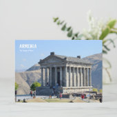 Carte Le temple de Garni en Arménie (Debout devant)
