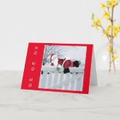 CARTE LE TEMPS DE CÉLÉBRER NOËL (Fleur jaune)
