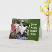 Carte le temps de célébrer notre anniversaire MUTUEL (Fleur jaune)