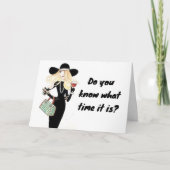 CARTE LE TEMPS DE "CÉLÉBRER VOTRE ANNIVERSAIRE" (Devant)