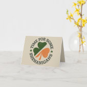 Carte Le temps de Saint-Patrick pour quelques trèfles es (Fleur jaune)