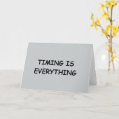 CARTE LE TEMPS EST TOUT CE QUI CITE LE TRUISME FAITS L'A (Fleur jaune)