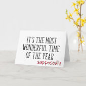 Carte Le Temps Le Plus Merveilleux De L'Année, Fantastiq (Fleur jaune)