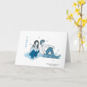 Carte Le Temps Où Nous Sommes Ensemble (Fleur jaune)