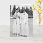 Carte Le tennis Champions, 1913 des femmes (Fleur jaune)