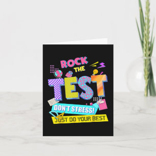 Carte Le test de stress de jour Enseignants