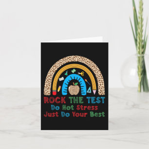 Carte Le test ne stresse pas juste faire le meilleur ens