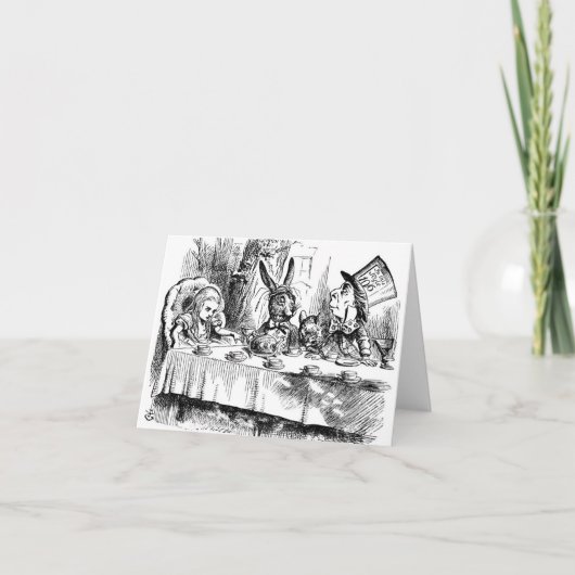 Carte Le thé du chapelier fou (Devant)