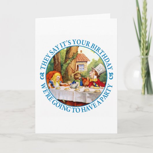 CARTE LE THÉ DU CHAPELIER FOU (Devant)