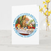 CARTE LE THÉ DU CHAPELIER FOU (Fleur jaune)