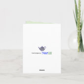 Carte Le thé est universel Langue culturelle Hot Pot (Dos)