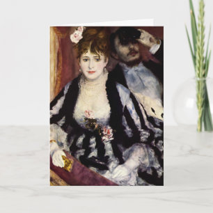 Carte Le théâtre B - Peinture impressionniste de Renoir