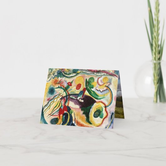 Carte Le thème du jugement Dernier - Wassily Kandinsky (Devant)