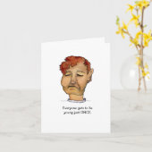 Carte Le tour du mec est terminé (Fleur jaune)