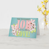 Carte Le travail le plus difficile (Fleur jaune)