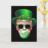 Carte Le Trèfle Chanceux de la Saint-Patrick de Papa Ck (Fleur jaune)