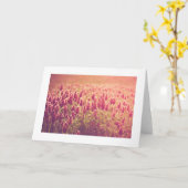 Carte Le trèfle incarnat fleurit la salutation de nature (Fleur jaune)