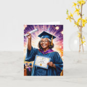 Carte Le triomphe de la sagesse : un diplôme (Fleur jaune)