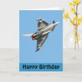Carte Le typhon de l'Eurofighter fête son anniversaire (Fleur jaune)