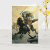 Carte Le Valkyrie, 1869 (Fleur jaune)