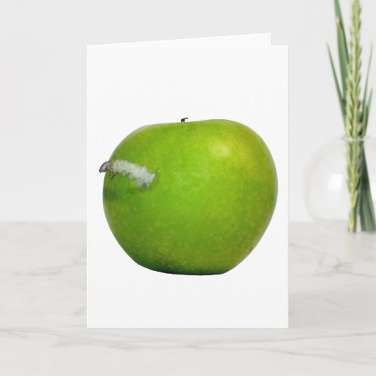 Carte Le ver dans la pomme (Devant)
