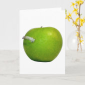 Carte Le ver dans la pomme (Fleur jaune)