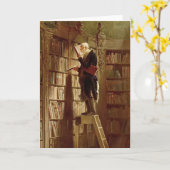 Carte Le ver de livre (Fleur jaune)