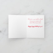 Carte Le verdou européen, joyeux anniversaire (Intérieur)