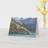 Carte Le vert s'éveille dans le bleu (Fleur jaune)