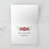 Carte Le vieillissement rose est naturel (Intérieur)