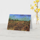 Carte Le vignoble vert par Vincent van Gogh (Fleur jaune)