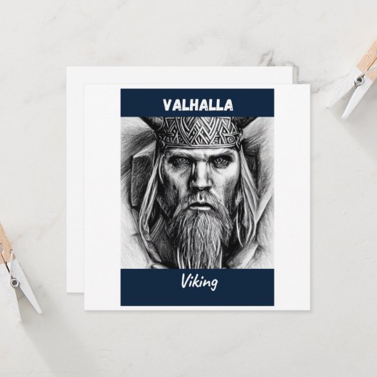 Carte Le Viking de Valhalla (Devant/Arrière en situation)
