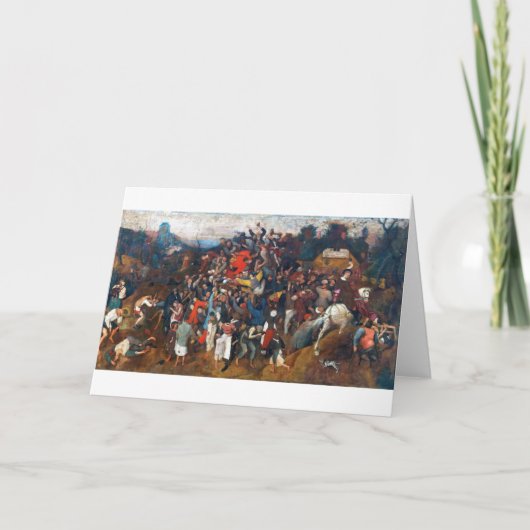 Carte Le vin de Saint Martin, Pieter Bruegel (Devant)