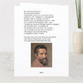 Carte LE VISAGE DE JÉSUS par Mark Edward Westerfield (Dos)