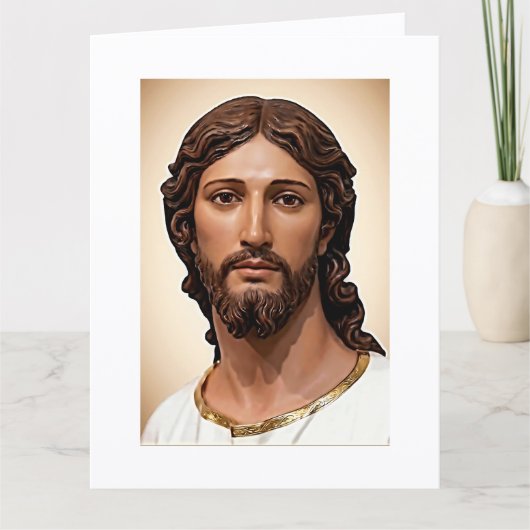 Carte LE VISAGE DE JÉSUS par Mark Edward Westerfield (Devant)
