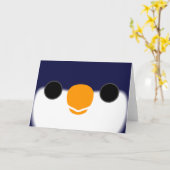Carte Le visage d'un lorikeet bleu (Fleur jaune)