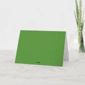 Carte Le visage d'un Rainbow Lorikeet (Dos)
