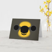 Carte Le visage d'une gloire Brown (Fleur jaune)