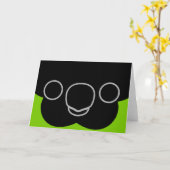 Carte Le visage d'une perruque de Nanday (Fleur jaune)