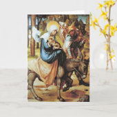 Carte Le Vol Vers L'Egypte Par Albrecht Durer (Fleur jaune)