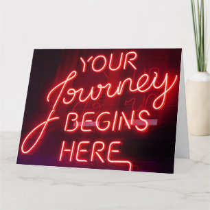 Carte le voyage commence grand